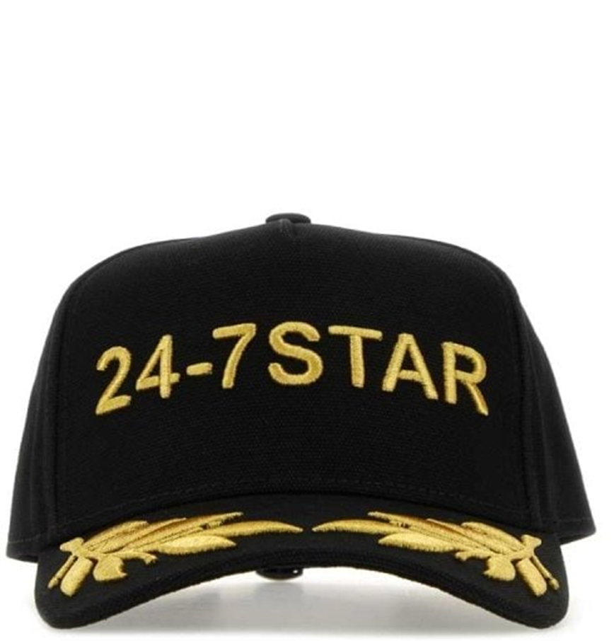  Mũ Nam Dsquared2 Star Baseball Cap 'Black' 