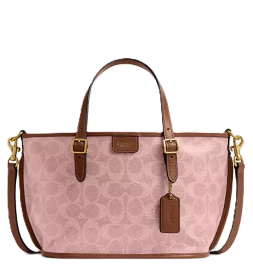  Túi Nữ Coach Artificial Leather Tote Crossbody 'Pink' 