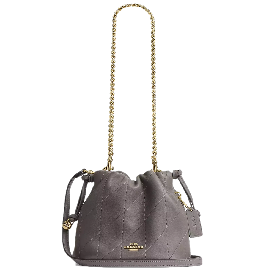  Túi Nữ Coach 17 Faye Mini Drawstring ‘Slate’ 