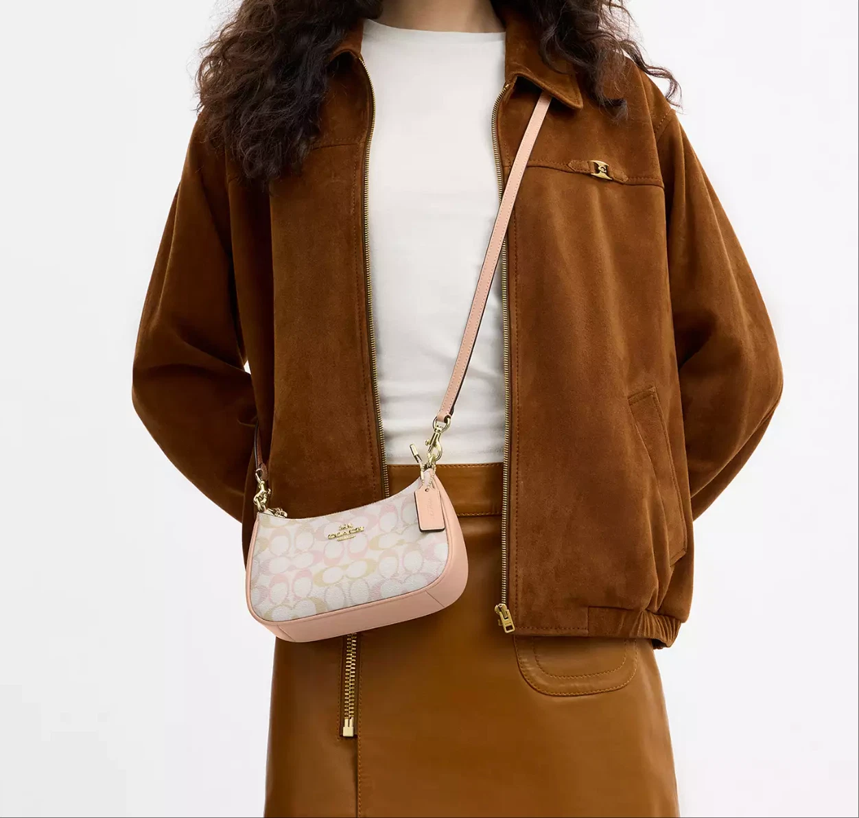  Túi Nữ Coach Teri Mini Crossbody Bag ‘Chalk’ 