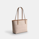  Túi Nữ Coach Medium City Tote Signature Canvas 'Beige' 