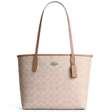  Túi Nữ Coach Medium City Tote Signature Canvas 'Beige' 