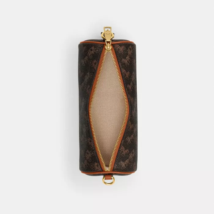  Túi Nữ Coach Barrel Bag Horse Carriage 'Brown' 
