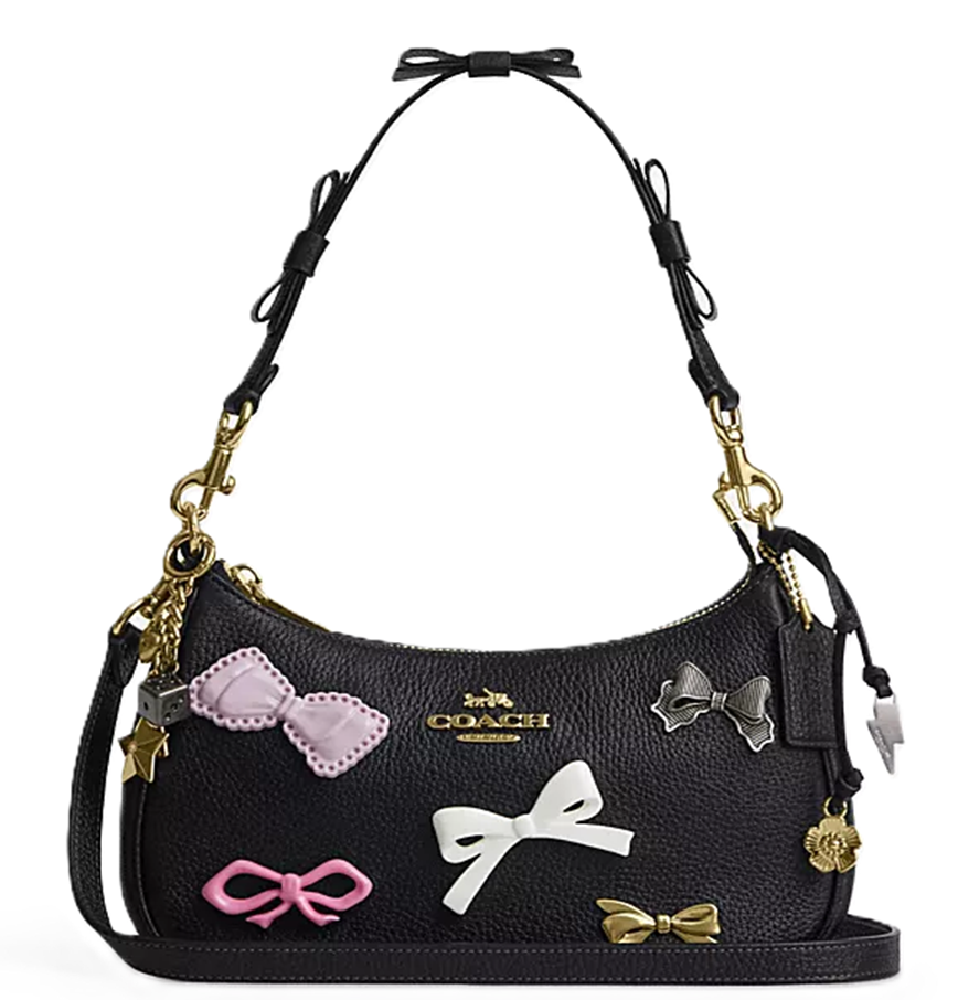  Túi Nữ Coach Teri Shoulder Bag 'Black' 