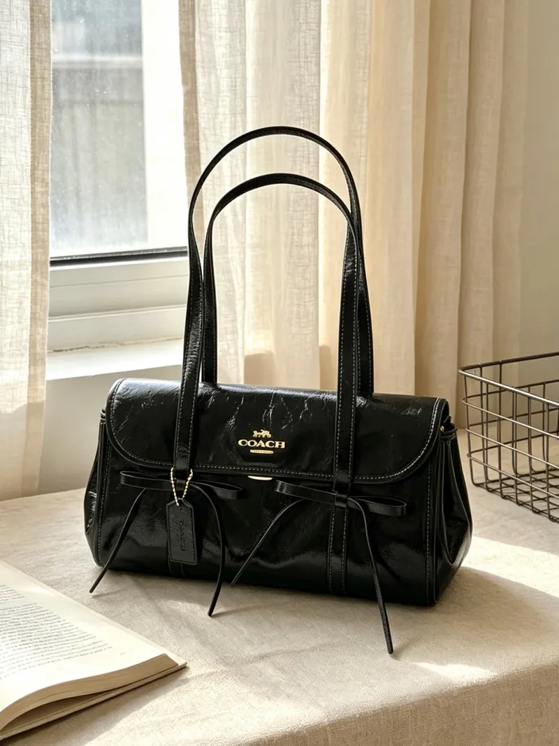  Túi Nữ Coach Bridget Flap Shoulder Bag 'Black' 