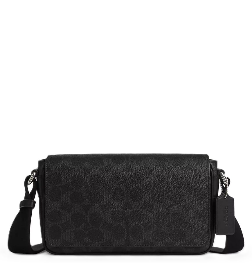  Túi Nữ Coach Jack Small Flap Signature Canvas 'Black' 