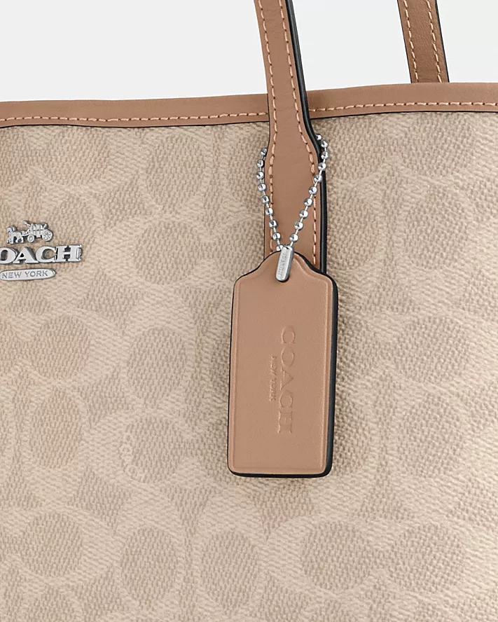  Túi Nữ Coach City Tote Signature Canvas 'Pink' 