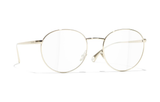  Kính Nữ Chanel Eyeglasses 'Light Gold' 
