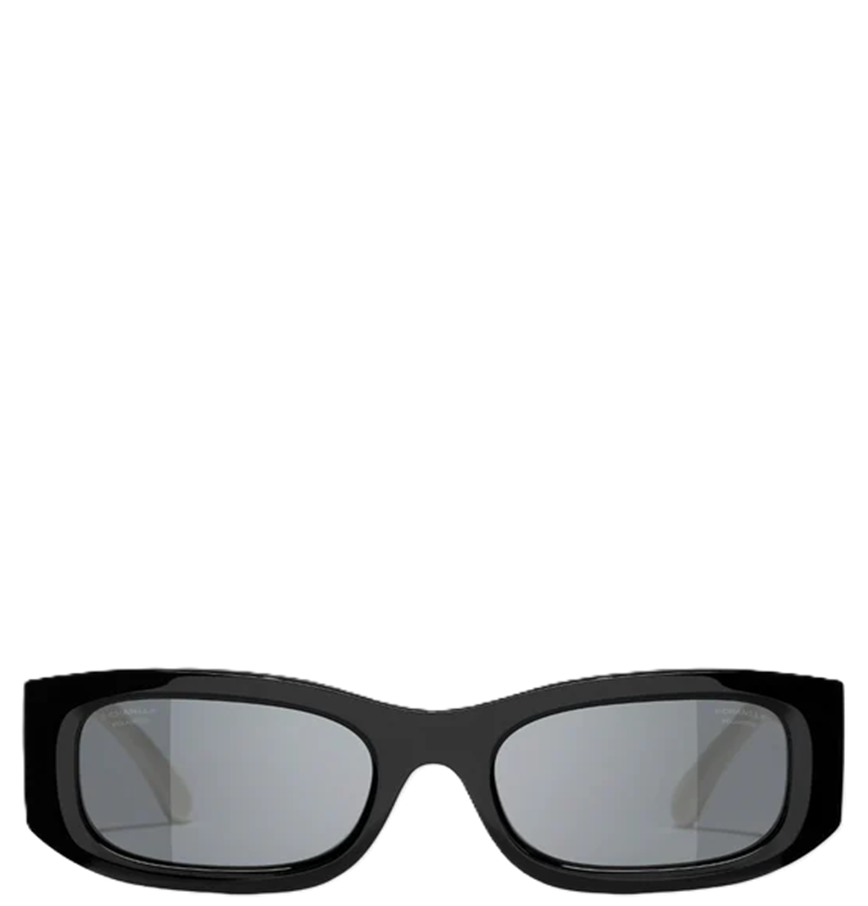  Kính Nữ Chanel Sunglasses 'Black White' 