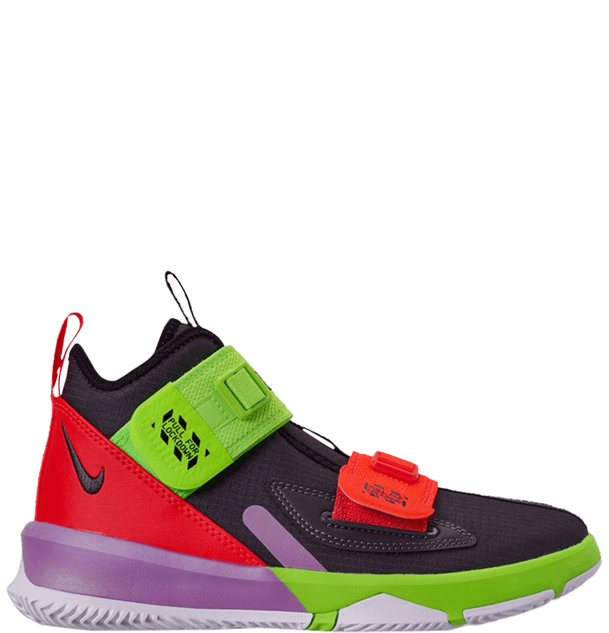  Giày Nike LeBron Soldier 13 GS ‘Thunder Grey Crimson Green’ 