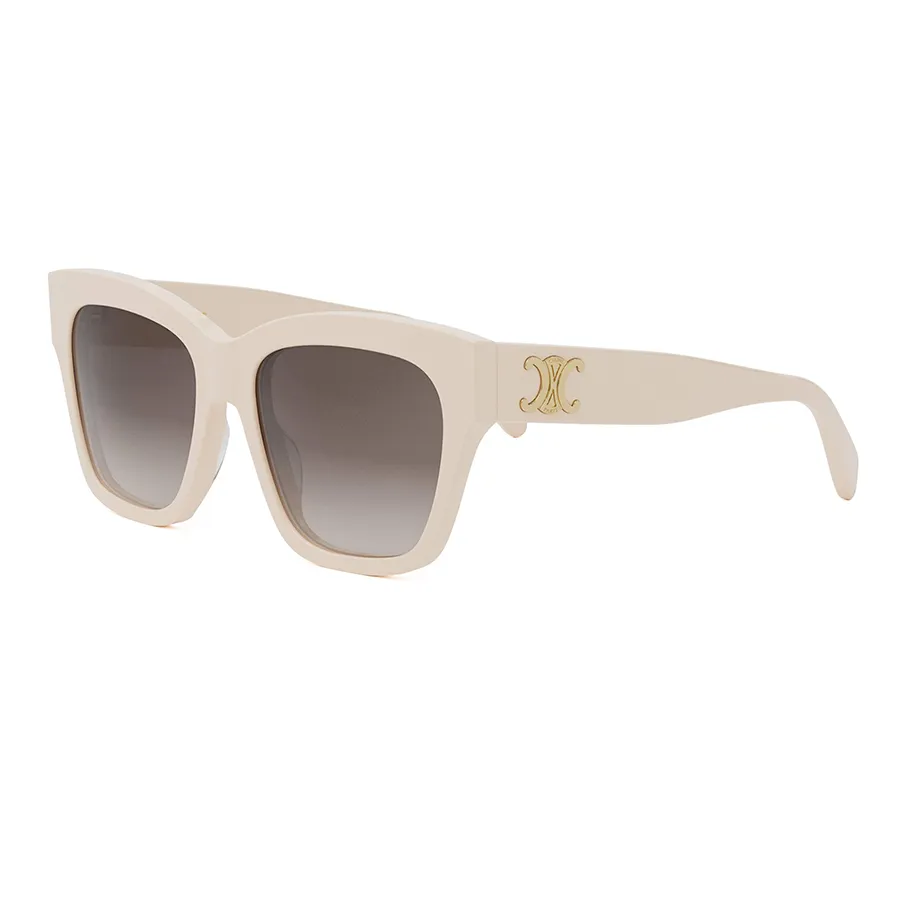  Kính Nữ Celine Triomphe 09 Sunglasses 'White' 