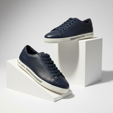  Giày Nam Dolce & Gabbana Navy Calf Leather 'Navy' 