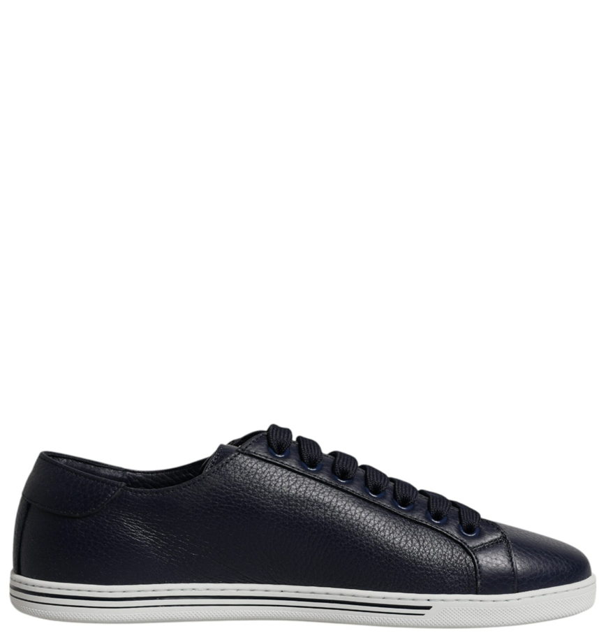  Giày Nam Dolce & Gabbana Navy Calf Leather 'Navy' 