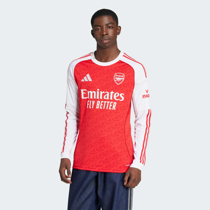 Áo Adidas Arsenal 25/26 Long Sleeve Home Jersey 'Red White' 