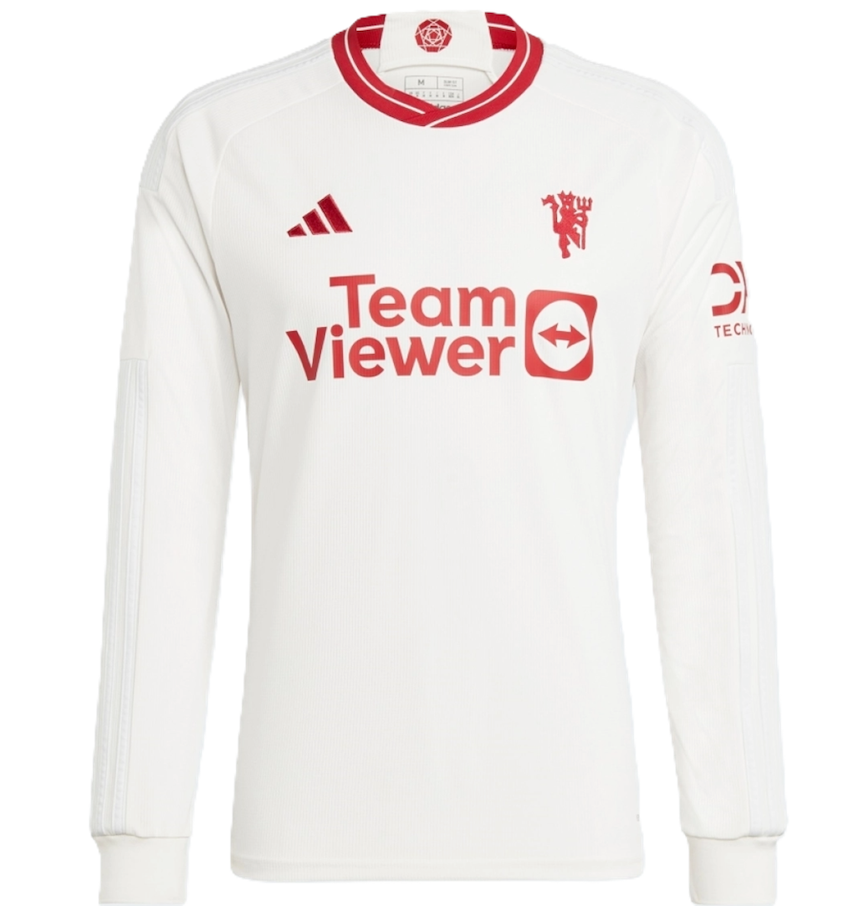  Áo Adidas Manchester United 2023/24 Third Long Sleeve 'White' 