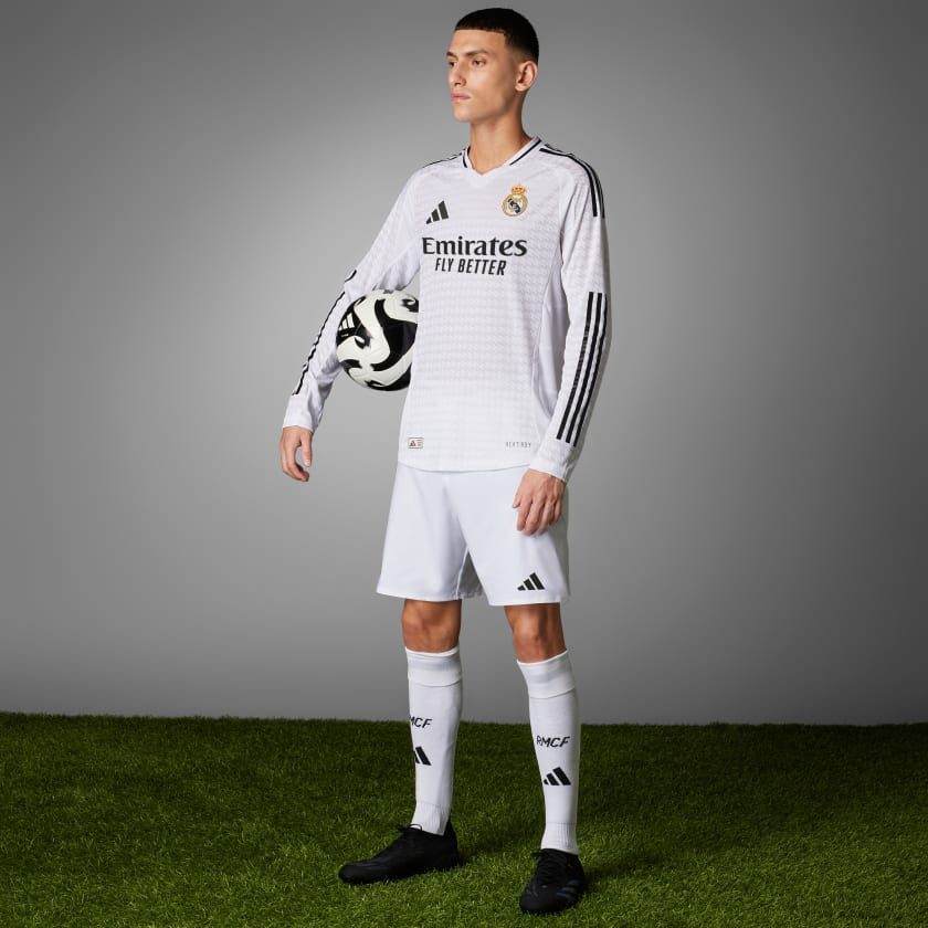  Áo Adidas Real Madrid 24/25 Long Sleeve Home Jersey 'White' 