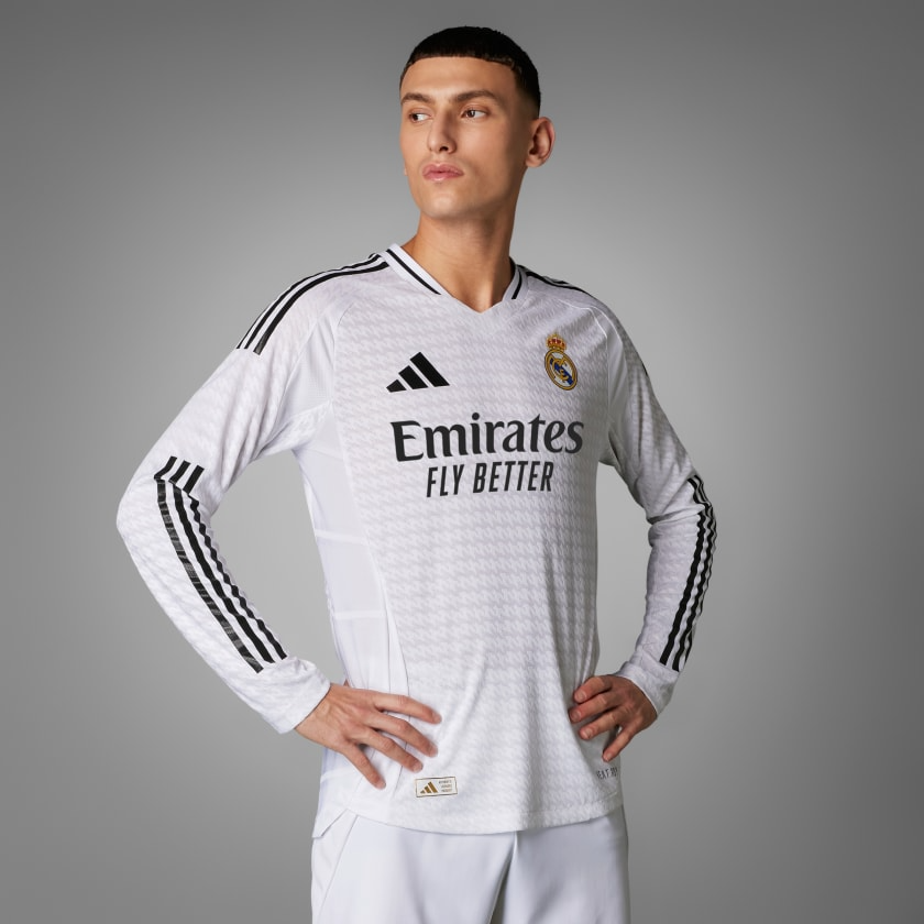  Áo Adidas Real Madrid 24/25 Long Sleeve Home Jersey 'White' 