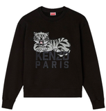  Áo Kenzo Happy Tiger Embroidered Sweatshirt 'Black' 