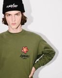  Áo Kenzo x Futura 2000 Long Slevee T-shirt 'Khaki' 