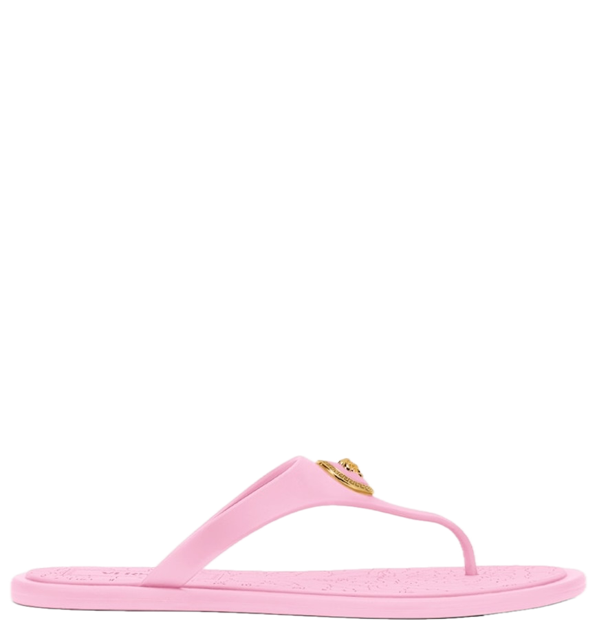  Dép Nữ Versace Alia Rubber Flat Sandals 'Pink' 