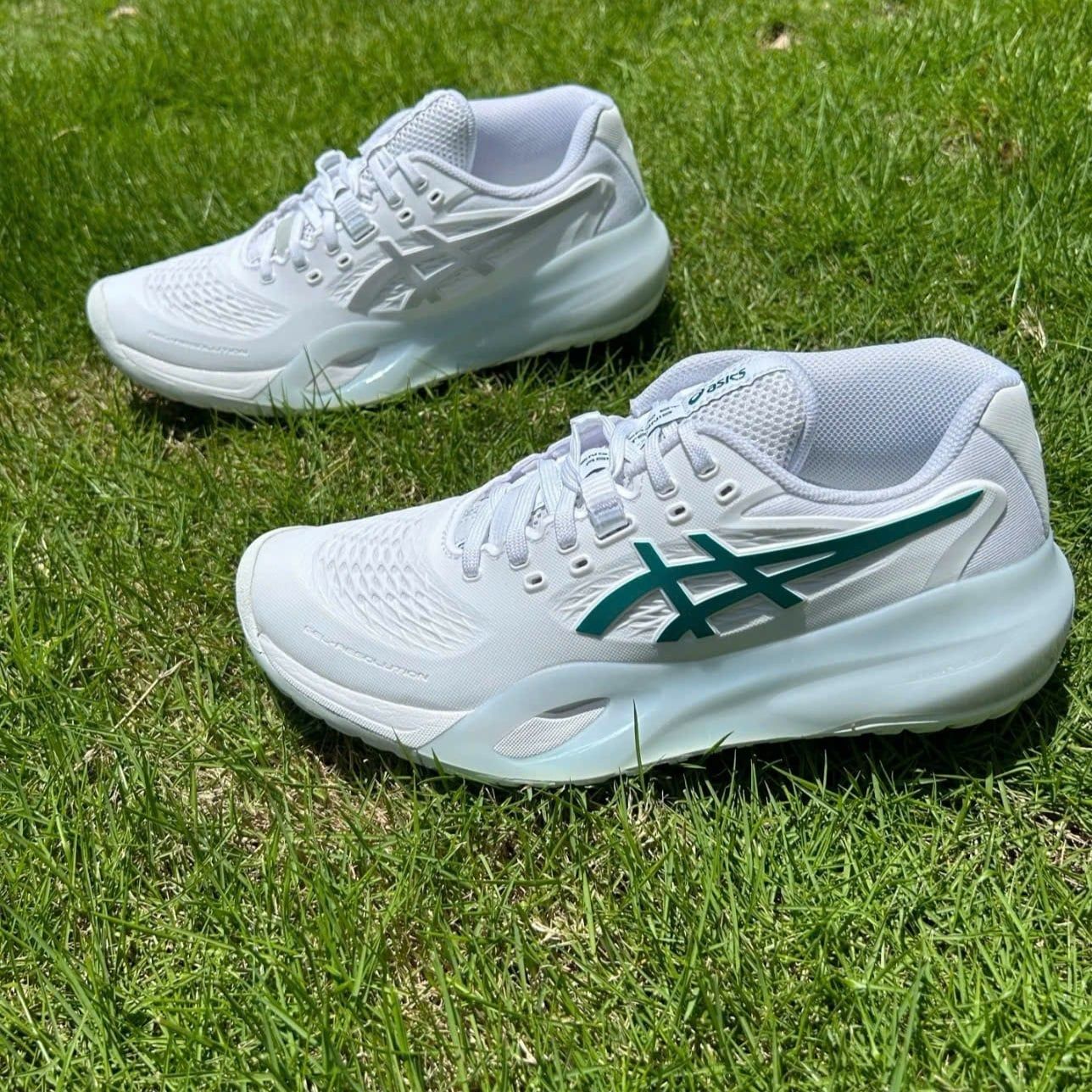  Giày Nam Asics Gel-Resolution X 'White Pitch Green' 