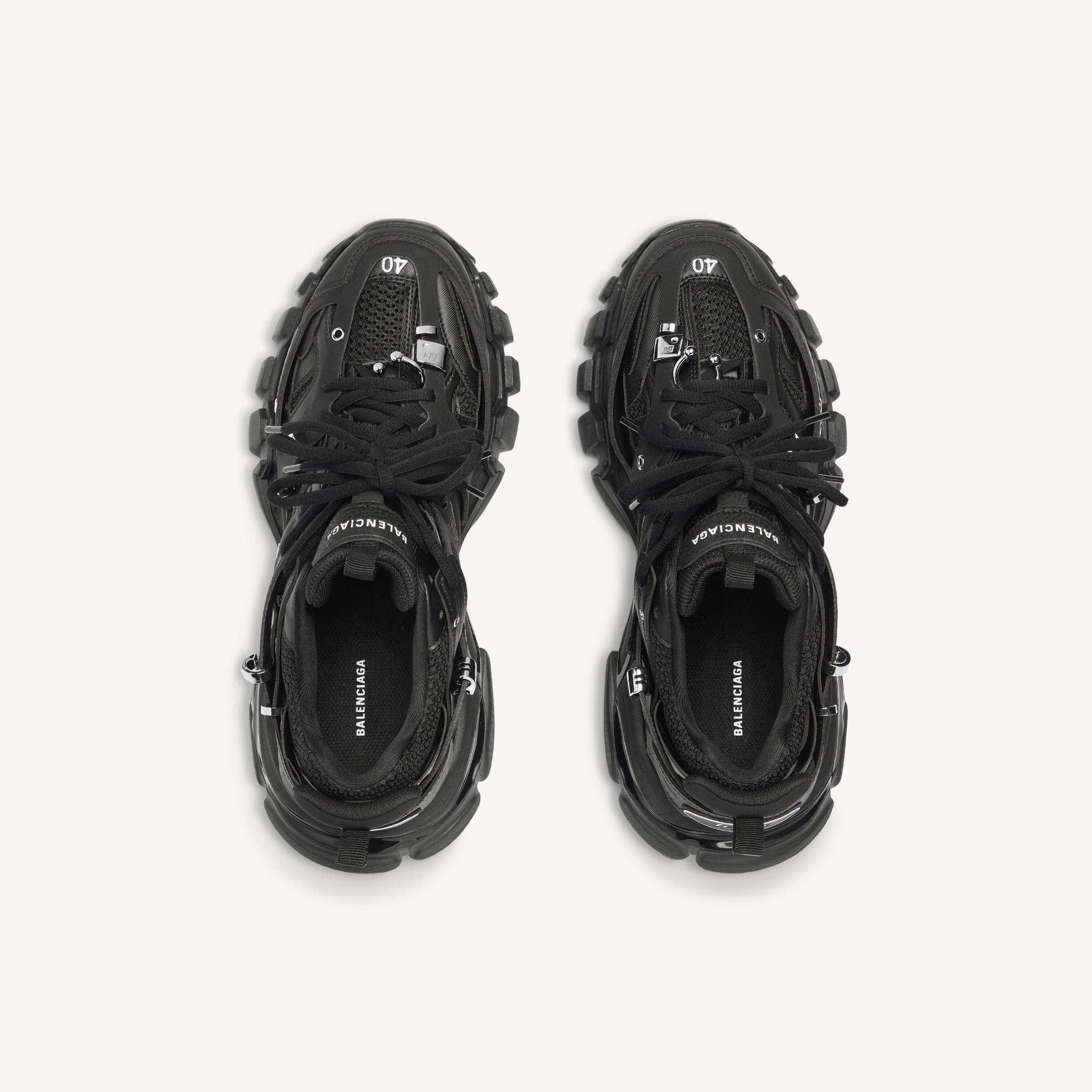  Giày Nam Balenciaga Track Piercing Sneaker 'Black' 