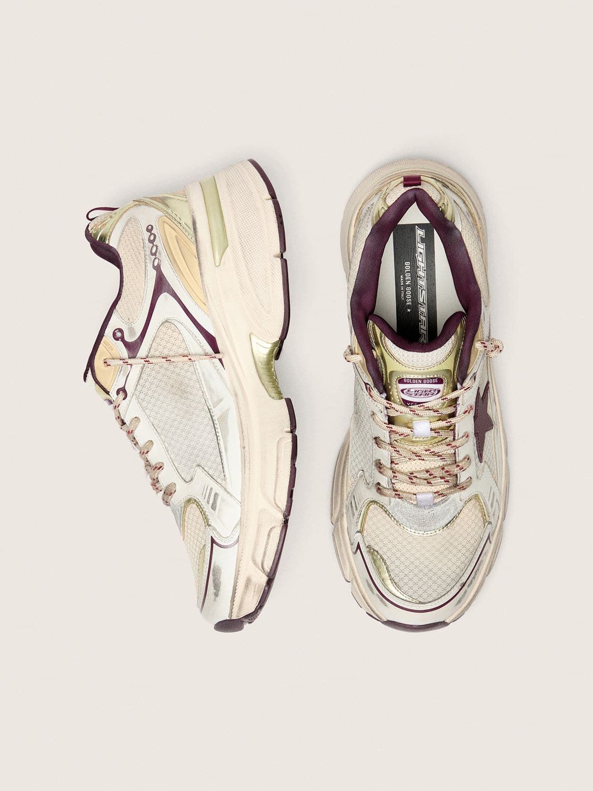  Giày Nam Golden Goose Lightstar CNY 'White' 