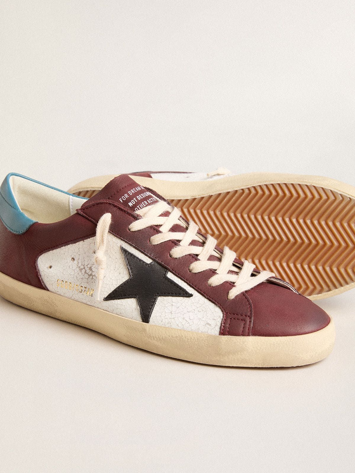  Giày Nam Golden Goose Super-Star 'Burgundy' 