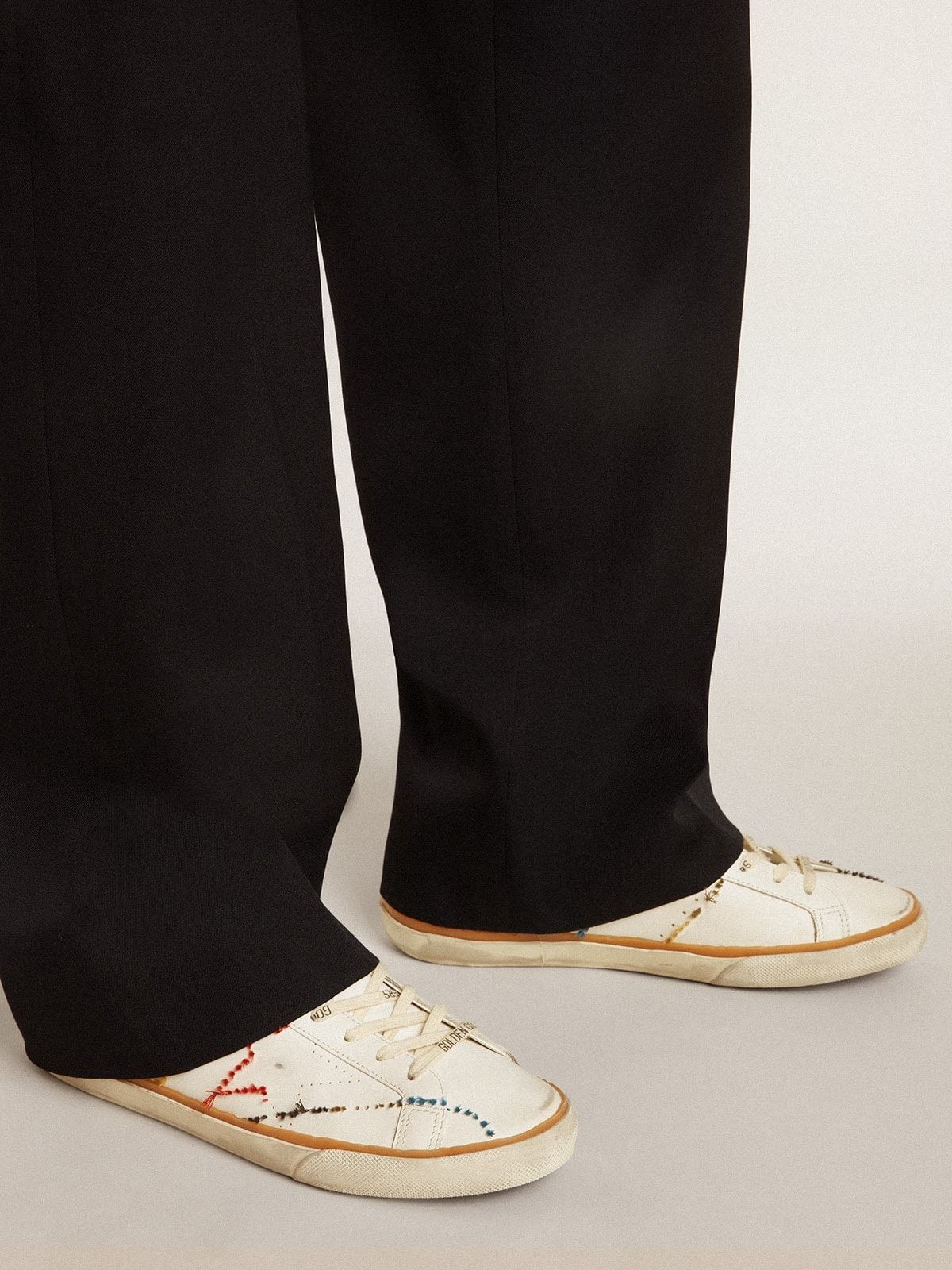  Giày Nam Golden Goose Super-Star LTD 'White' 