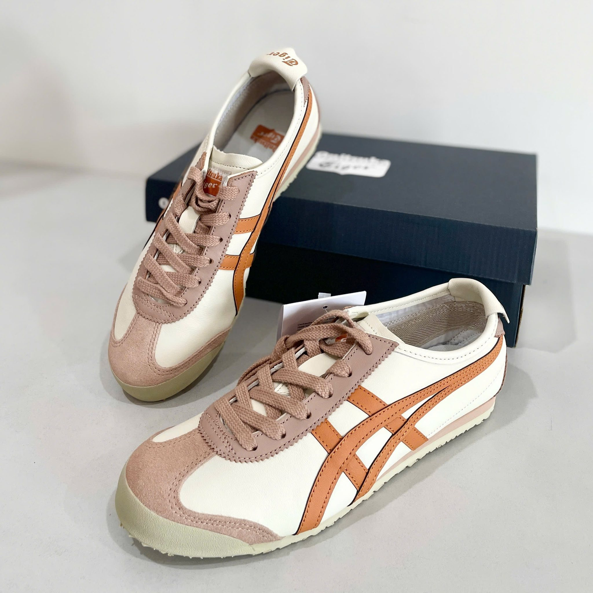  Giày Nam Onitsuka Tiger Mexico 66 'Birch Rust Orange' 