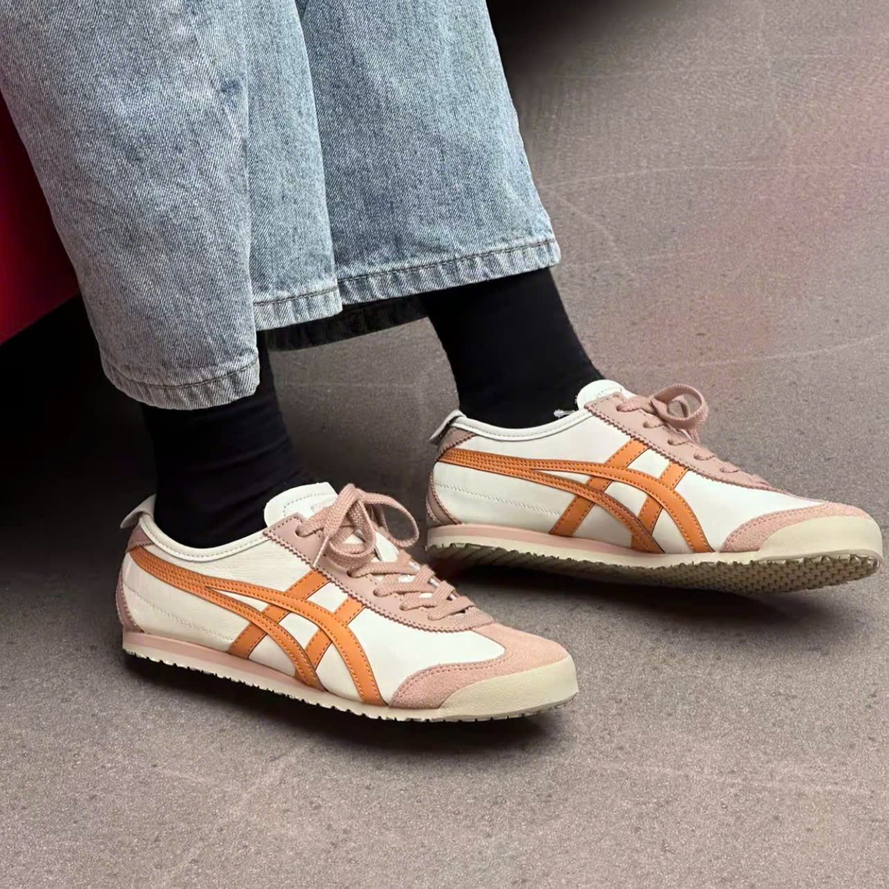  Giày Nam Onitsuka Tiger Mexico 66 'Birch Rust Orange' 
