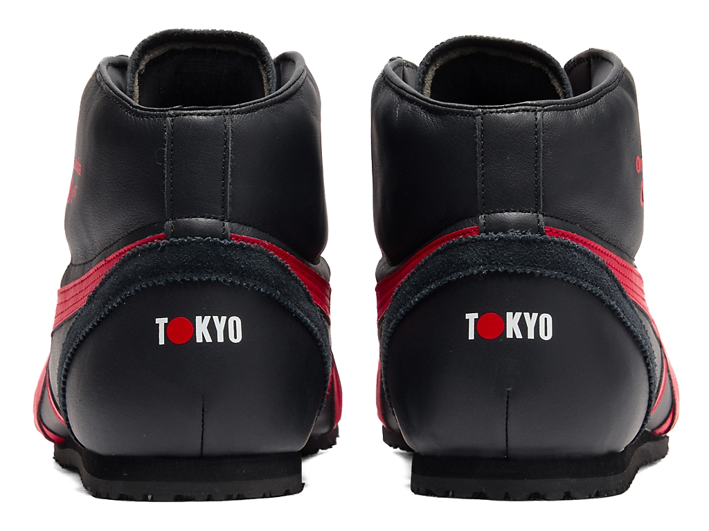  Giày Nam Onitsuka Tiger Mexico Mid Runner 'Black Red' 
