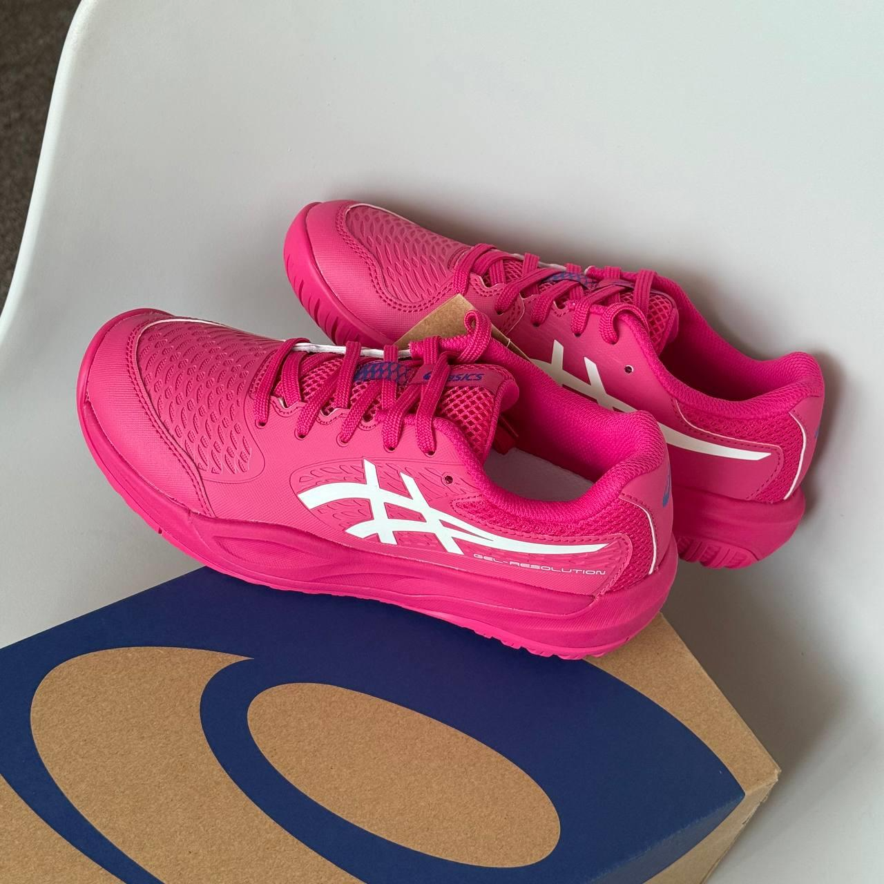  Giày Nữ Asics Gel-Resolution X GS 'Bright Rose Cream' 