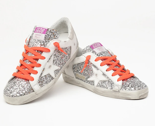  Giày Nữ Golden Goose Superstar 'Silver Ice' 