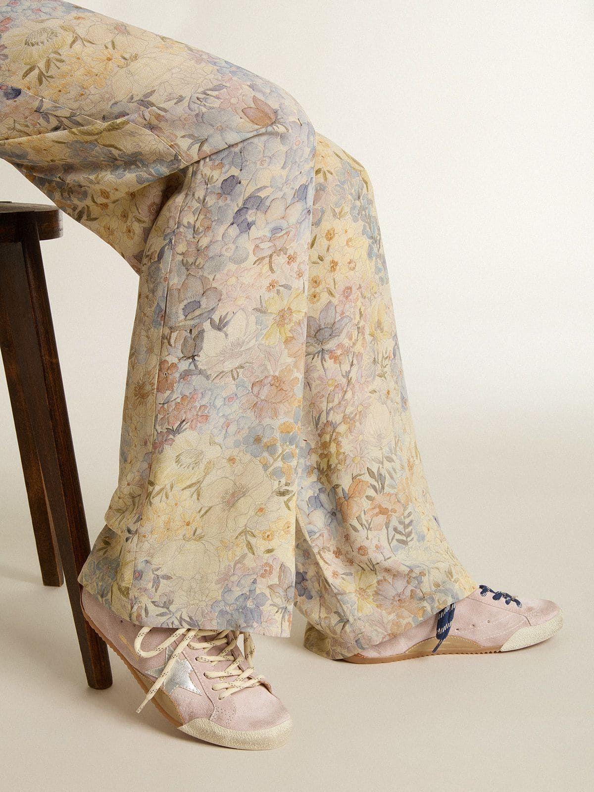  Giày Nữ Golden Goose True-Star 'Pastel Pink' 