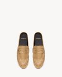  Giày Nữ Saint Laurent Le Loafer Mules 'Soft Beige' 