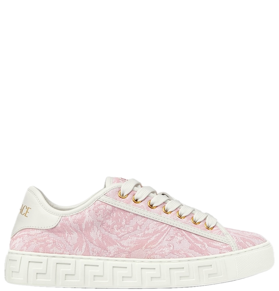  Giày Nữ Versace Greca Jacquard Trainers 'Pink' 