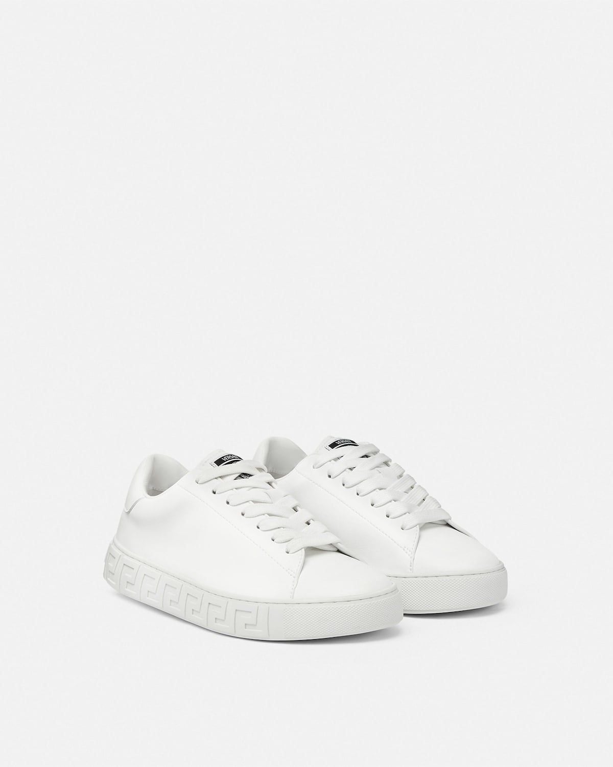  Giày Nữ Versace Greca Nylon Trainers 'White' 