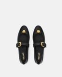  Giày Nữ Versace La Medusa Ballerinas 'Black' 