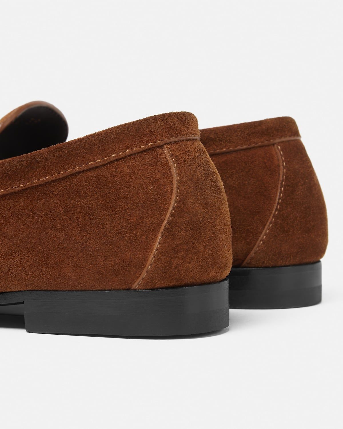  Giày Nữ Versace Medusa Suede Loafers 'Brown' 