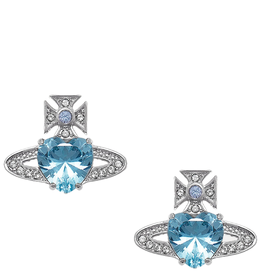  Khuyên Tai Nữ Vivienne Westwood Ariella 'Aquamarine' 