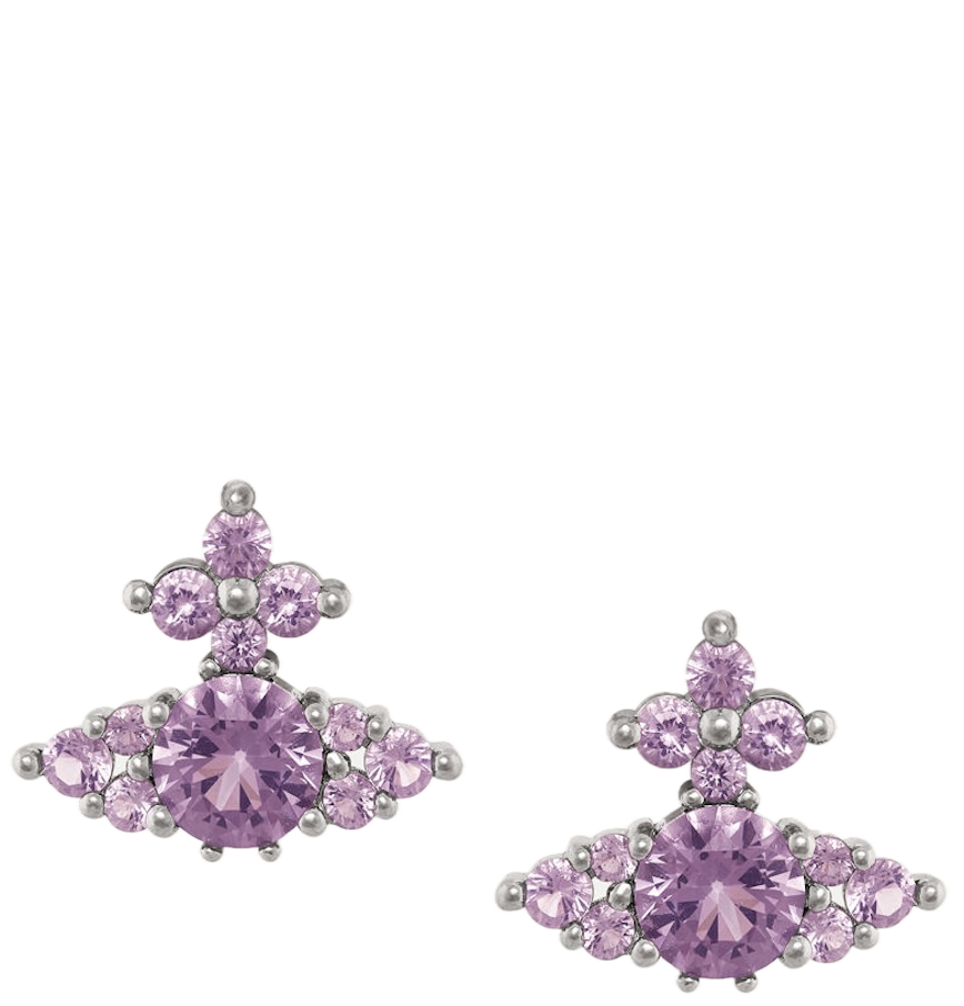  Khuyên Tai Nữ Vivienne Westwood Feodorita 'Lavender' 