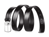  Thắt Lưng Nữ Montblanc Curved Horseshoe Buckle Belt 'Black' 