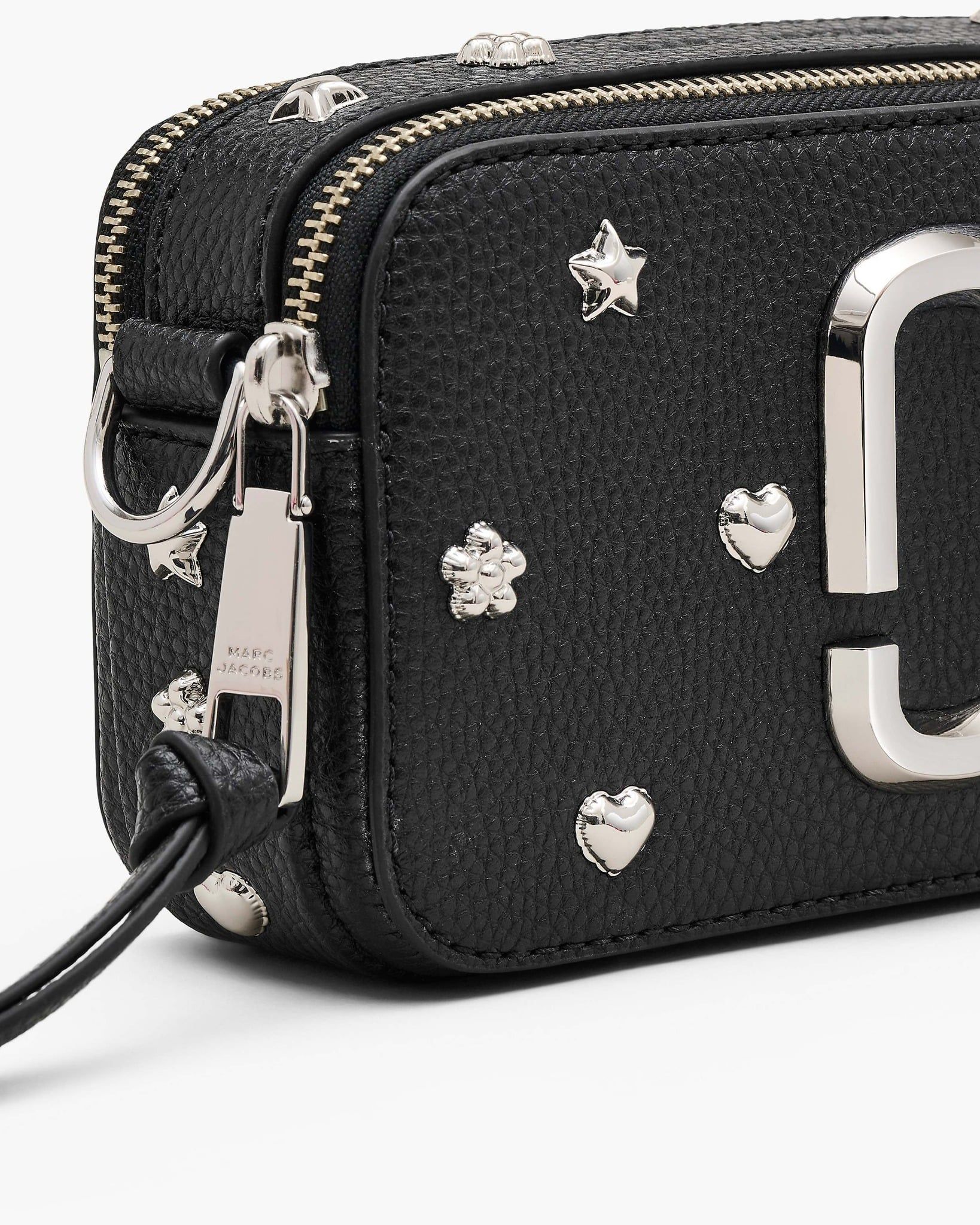  Túi Marc Jacobs Mini Icon Stud Snapshot 'Black' 