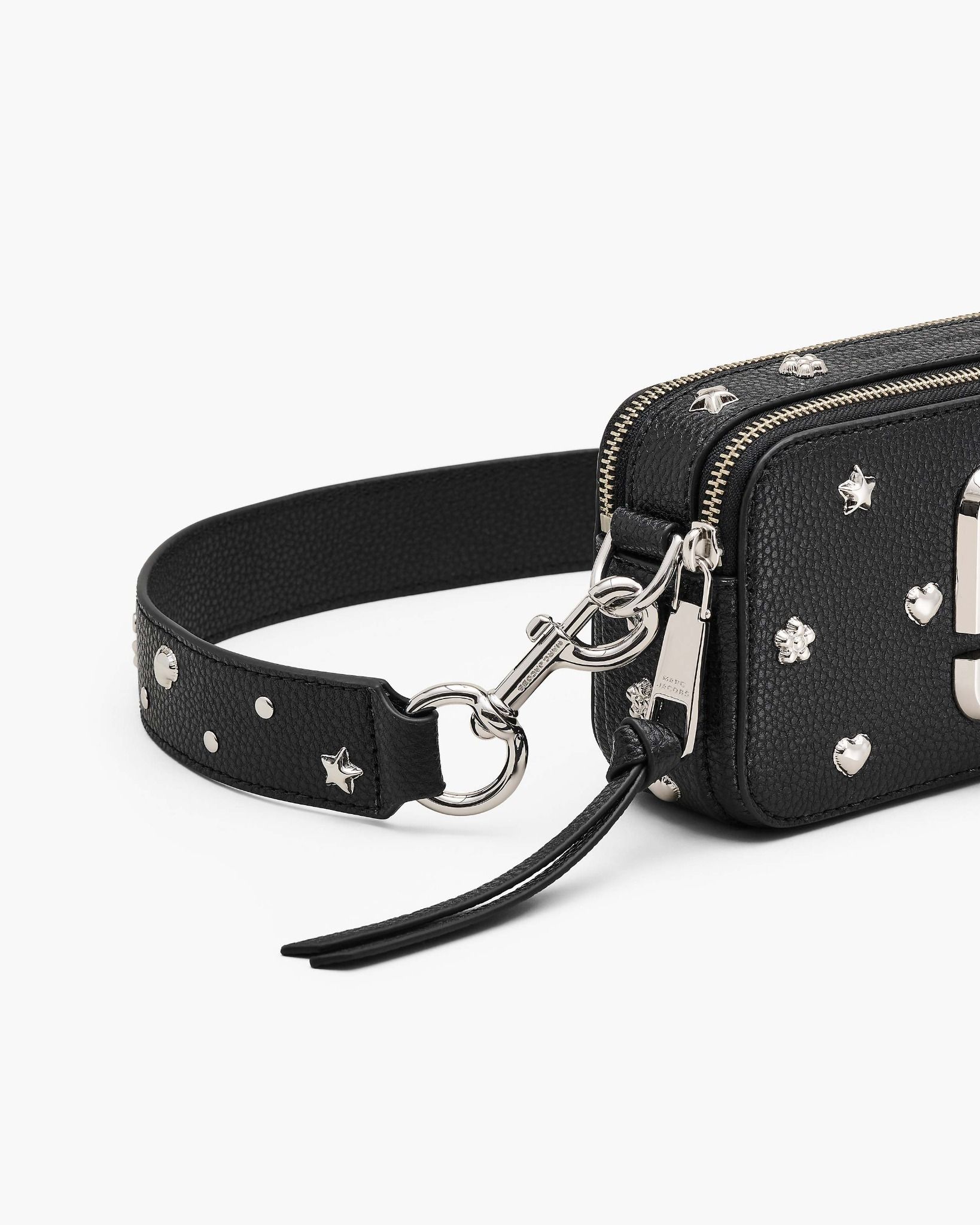 Túi Marc Jacobs Mini Icon Stud Snapshot 'Black' 
