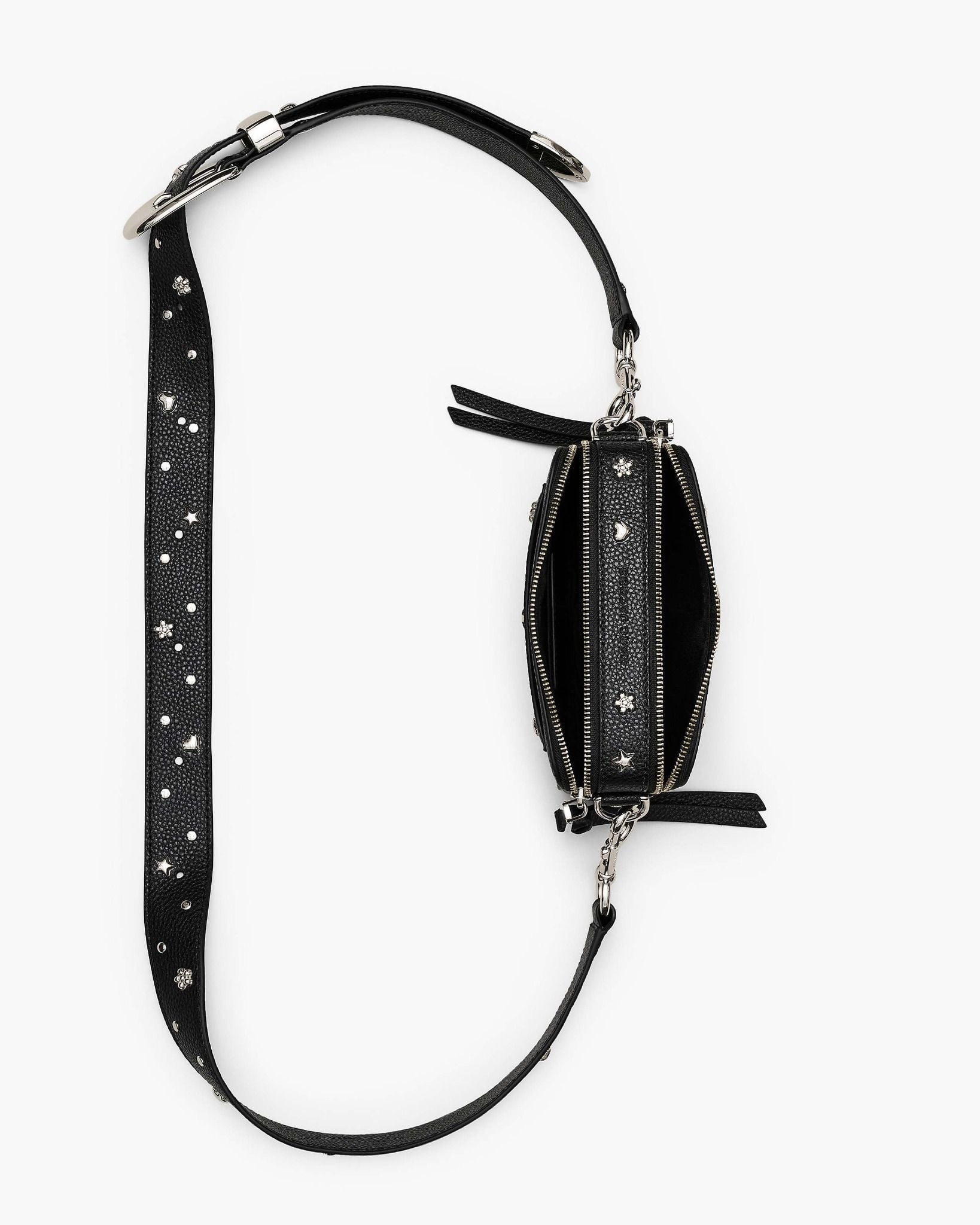  Túi Marc Jacobs Mini Icon Stud Snapshot 'Black' 