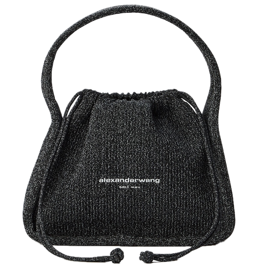  Túi Nữ Alexander Wang Reflective Ryan Knit Bag 'Black' 