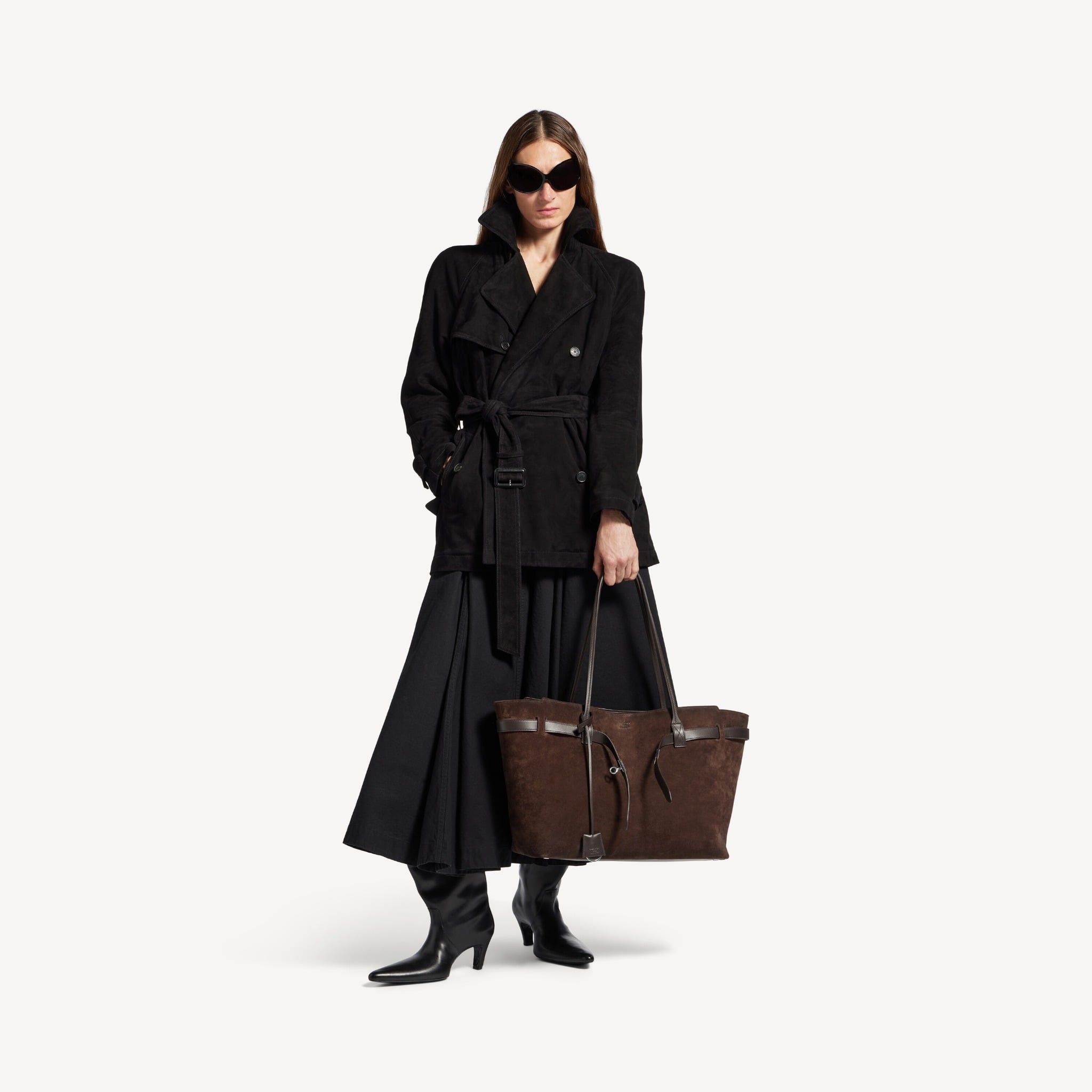  Túi Nữ Balenciaga Bel Air Tote Bag Large 'Espresso' 