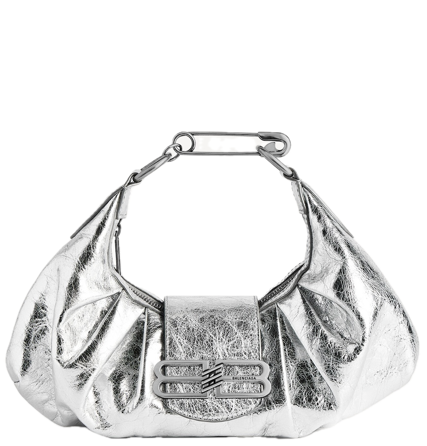  Túi Nữ Balenciaga Pamela Shoulder Bag Small 'Silver' 
