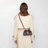  Túi Nữ Burberry Mini Highlands Bowling Bag​ 'Mahogany Red' 